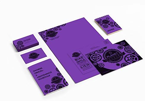 Paper Neenah 21971 Astrobrights Card Card, 65 lb, 8-1/2 x 11, гравитационо грозје, 250 листови, 65lb обоен картон