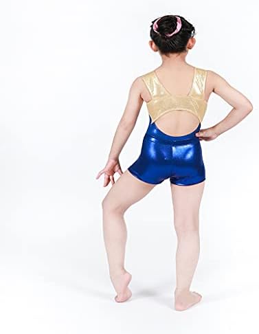 Аосва Блескав Танц На Мали Големи Девојчиња Атлетска Гимнастика Кратки 2-14 години