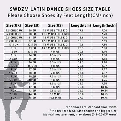 SWDZM женски и машка и детска џез чевли за танцување од чешма од чевли од чевли од чешма за патент, wx-tap