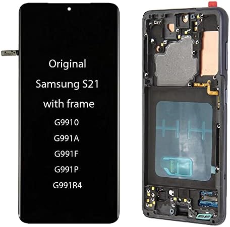 Samsung Galaxy S21 6.2 Вистински Оригинален Oem Дисплеј Дигитализатор Лцд Екран Замена На Допир Собранието 5G G9910 G991A G991F G991P G991R4