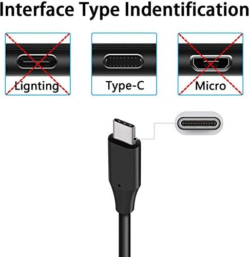 6FT USB -C кабел Тип -Ц полнач за полнач за напојување USB долга брза компатибилна со Google Pixel 4A 5G - Pixel 5 - Pixel 5A 5G