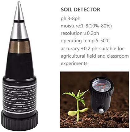 SawQF рачен VT-05 тестер за влажност на мерачот на почвата со pH мерач Дигитален pH мерач на почвата pH опсег 3 ~ 8ph, опсег на музеј