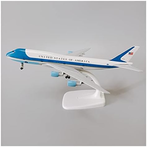 Модели на авиони 20см легура метал вклопуваат за воздухопловни сили еден Б747 авијација Боинг 747 Die Cast Airplane Model With