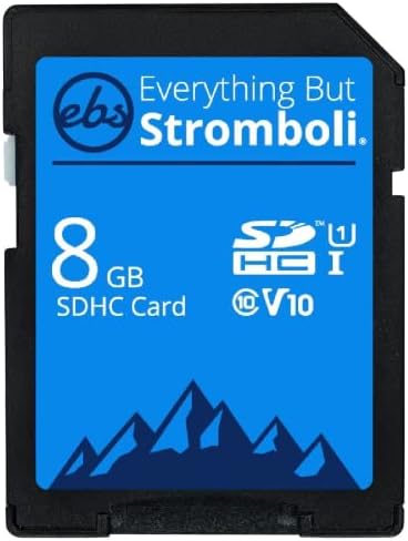 Сè освен Stromboli 8gb SD картичка Брзина Класа 10 UHS-1 U1 C10 8G SDHC мемориски картички за компатибилна дигитална камера,