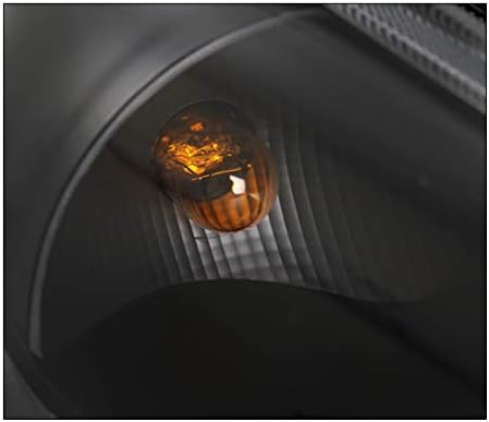 ZMAUTOPARTS LED Цевка Секвенцијален Сигнал Проектор Фарови Црна w/6.25 Бела DRL Компатибилен со 2010-2013 G37 Седан