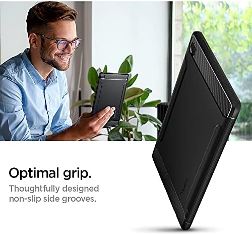 Спиген солиден оклоп дизајниран за Galaxy Tab A7 Lite 8,7 инчи случај - црна