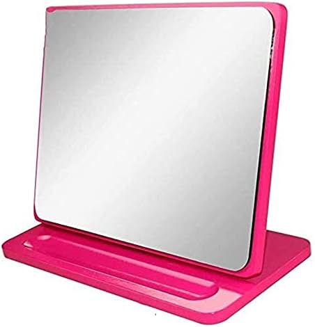 Огледало за шминка за шминка Kekeyang, огледало за шминка за десктоп, европско високо-дефинирање на суета огледало преносно преклопување