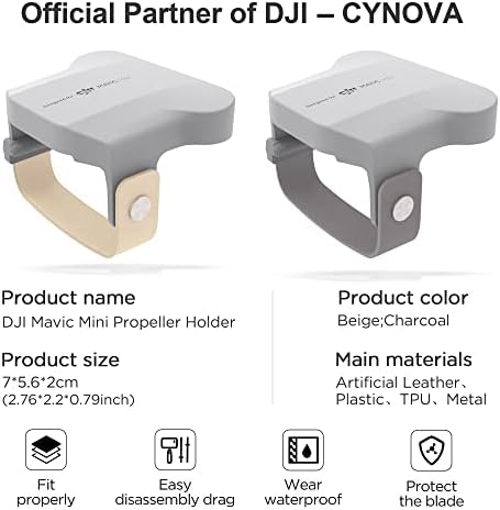 Cynova Original DJI Mini 2 Propeller Strap Holder со Lanyard за DJI Mavic Mini/Mini 2/Mini SE додатоци за дронови