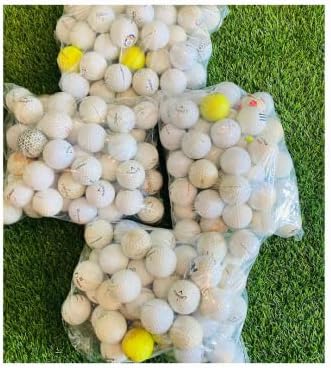 Зисет разновидна рециклирана топка за голф - удри во топки за голф, користени топки за голф совршени за вежбање и опсег топки за