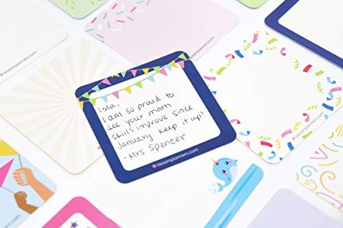 Блум Дневни планери Студент за зајакнување картички Палуба - Симпатични сентиментални картички за цитат за наставниците да им