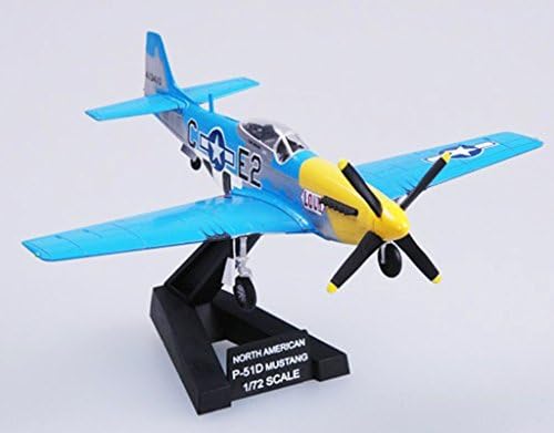 Втората светска војна Авион 1/72 P51 P51 Mustang Fighter Plane Non Diecast Колекција на авиони лесен модел претходно градење
