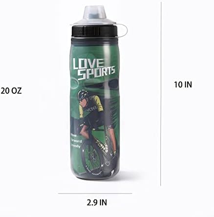 Cla JLT стиска шишиња со вода од 20 мл спортско шише за велосипедска теретана што работи во велосипедизам пешачење БПА бесплатно