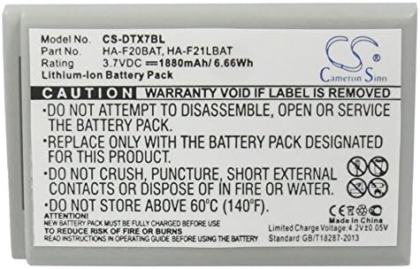 Камерон Сино батерија за Casio DT-X7, DT-X7M10E, DT-X7M10R P/N: HA-F21LBAT 1880mAh Li-Ion