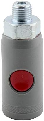 Милтон М Стил Копче Безбедност Спојка С-99706, Притиснете Го Копчето За Да Се Запре Протокот На Воздух И Ослободување Приклучок,
