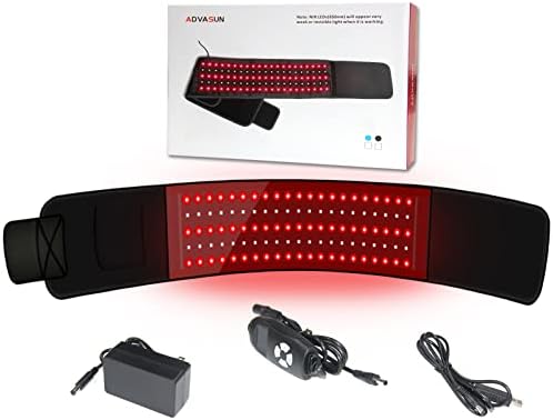Advasun Нови LED LED црвени светлосни уреди за тело Флексибилно носење длабоко црвена 660Nm и во близина на инфрацрвена подлога од 850nm со