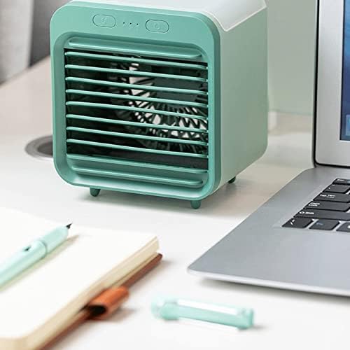 Преносен климатик за наизменична струја, мини овластувач вентилатор USB Spray Преносен десктоп ладилник за воздух за кампување на отворено, студентско