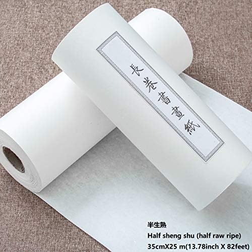 Кимска кинеска/јапонска ролна за хартија за калиграфија, пишување ролна Xuan хартија, хартија суми/хартија Xuan/ориз хартија, кинеска