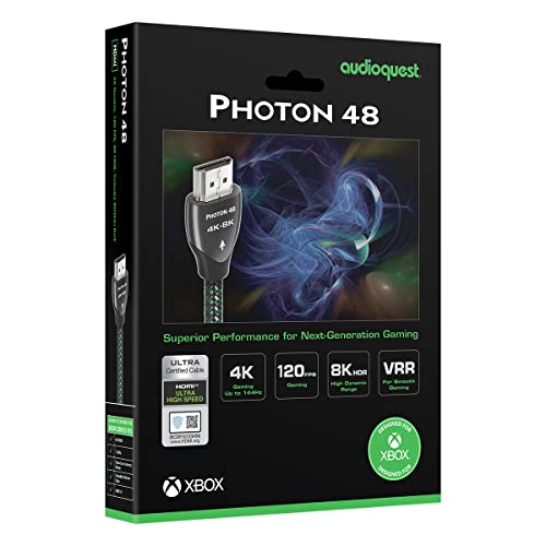 Аудиоквест-Фотон 48-4К-8К 48Г ХДМИ-Дизајниран За Xbox-За Игри, Блу-Зраци, Кабелски И Сателитски