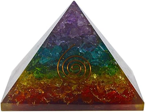 7 Chakra mulitcolor vastu исцелителна пирамида оргона геометрија