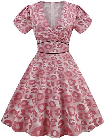Twgone гроздобер фустани за жени коктел фустани од 1940 -ти