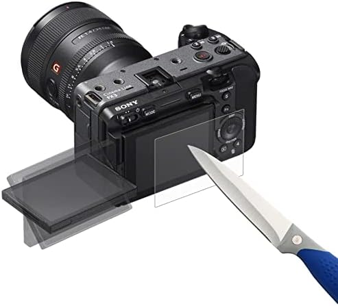 Г-дин Шилд [3-Пак] Заштитник на екранот за Sony Alpha FX3 ILME-FX3 камера со целосна рамка [Темперирано стакло] [Јапонско стакло