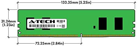 A-Tech 4gb RAM МЕМОРИЈА Замена За Samsung M378A5244CB0-CTD | DDR4 2666MHz PC4-21300 1Rx16 1.2 V UDIMM Не-ECC 288-Pin Dimm Мемориски