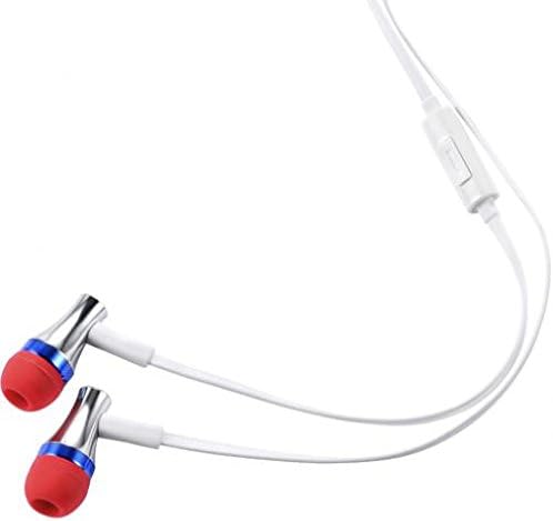 Жични слушалки hi-fi звучни слушалки за рацете на метални слушалки за метални ушни ушни компатибилни со Xiaomi Mi 9t