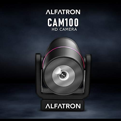 Alfatron ALF CAM100 HD Веб Камера со 1080p, Агол На Снимање Со Широк Опсег Од 120 Степени, Компатибилност Со Зумирање, Лесен