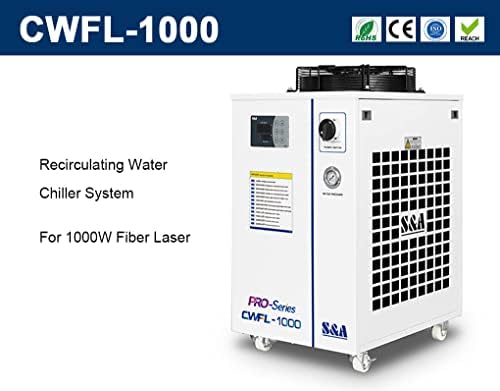 1000AN индустриски чилер за вода S & A CW-FL-1000AN индустриски чилер за вода за ладење 1000W ласер на влакна, со двојно контролор на дигитална
