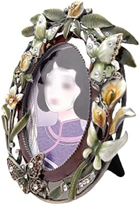 Ldchnh метална гроздобер метална фото рамка цврстина Висок семеен украс Декоративен акцент