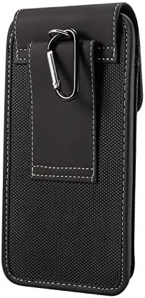 Телефонска футрола најлонска солидна торбичка за носење на појас, компатибилен со Samsung Galaxy S20+/S20 Ultra/S10 Lite/Note10 Lite/Note10+/Note9/8/S10+/S9+/S8+/J4+/A7/A9,