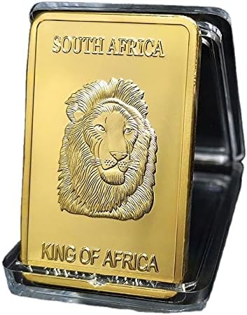 Јужна Африка крал на Африка лав колекционерски позлатени сувенири за збирка на сувенири подарок за животни комеморативна монета