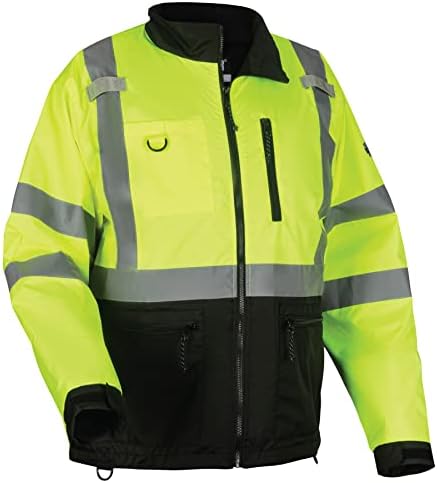 Ergodyne Glowear 8351 јакна за ветерници, здраво видливост рефлексивни јакни, тип Р, класа 3