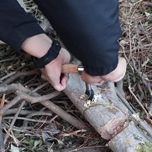 Алатки за преживување на клуч за доселеници од Бушкрафт - 1,5 инчи Скотч око дрво Аугер Дупчан за ранец и кампување со грмушки, производител