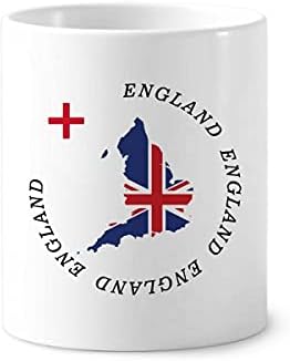 Англиски територијално знаме уметност деко подарок мода за заби четка за пенкало за пенкало кригла чаша за моливчиња за молив