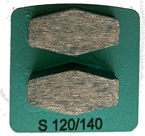 Премиум Дијамантски дискови за мелење на мелење влошки компатибилни со Husqvarna PG Floor Grinders, мелење бетонски под, мека врска, 120/140