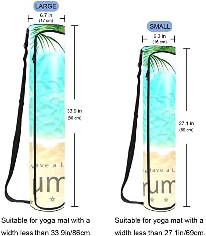 Летен Одмор Плажа Јога Мат Торби Целосна Поштенски Јога Носење Торба За Жени Мажи, Вежба Јога Мат Превозникот Со Прилагодливи Лента