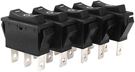 AEXIT 5PCS AC релеи 20A/125V 22A/250V SPDT 3 Терминал 3 позиција на позиција на прекинувач за вклучување на бродот за прекинувачи