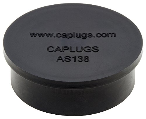Caplugs ZAS13838CQ1 Пластичен електричен конектор за прашина капа AS138-38C, E/VAC, ги исполнува SPECIFICE AEROSPACE SAE AEROSPACE AS85049/138. Погледнете цртеж, црно