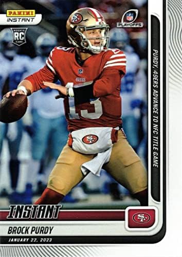 2022 Panini Instant Football 211 Brock Purdy Rookie Card 49ers
