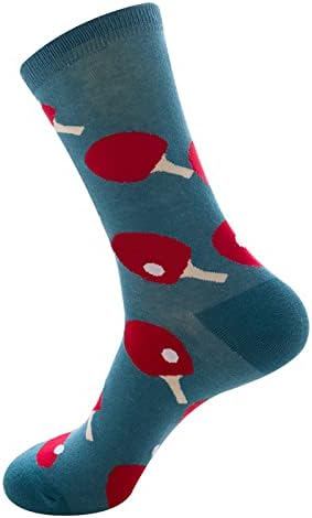 6 Пара Нов Пинг Понг Јавор Остава Домашни Спортови Секојдневни Памучни Чорапи Карирани Чорапи Мажи