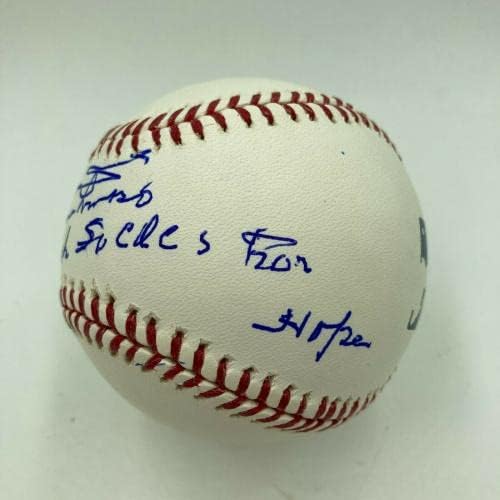 Мини Миносо потпиша автограмиран бејзбол на мајор лига со Штајнер Коа - Автограмирани бејзбол