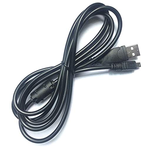 PZV 5FT Mini USB 8pin to USB A MALE за дигитална камера - Mini 8PIN USB кабел за пренесување на податоци компатибилен со SLR DSLR