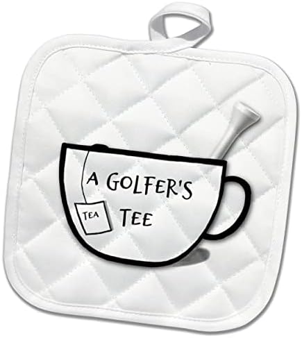 3Drose Evalorentzenart - Голф - чаша чај со голф и текст внатре - постери