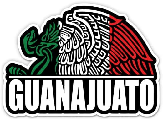 Гуанахуато Мексико МХ Бандера Винил Налепница - Автомобил Прозорец Браник лаптоп-5
