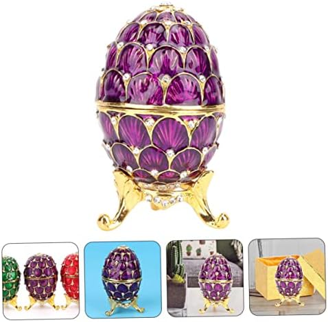 Ciyodo 3PCS Велигденски руски стил во форма на украс накит подарок мал табела таблета украс декорап облик на десктоп облик на суета