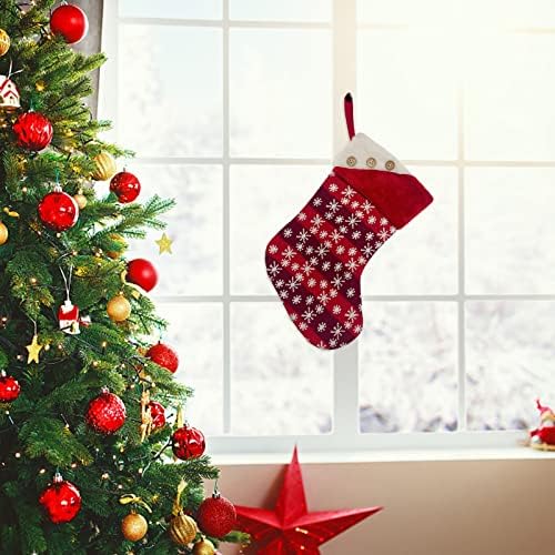 Топчести украси на топки Божиќни чорапи крпа Божиќни чорапки и Божиќни чорапи за виси за забави и божиќен цртан филм црвен костум акрилен нокти за украсување