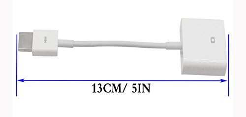 zdyCGTime DVI 24+1 ДО HDMI Адаптер Кабел, HDMI Машки ДО DVI 24+1 Женски Конвертор Кабел ЗА HD ТВ, Плазма, ДВД и Проектор.