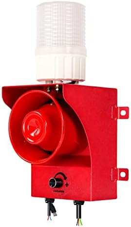 ЈАСОНГ SLA - 315 Безбедност Строб Светло Сирена, Прекинувач Сигнал Активира, Црвена, Жолта, Зелена LED Индустриски Предупредување