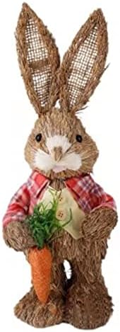 Гроздобер Божиќен украс Велигденски симулација на зајаци Пучинија за зајаче декорација Дома Декорација шопинг трговски центар декорација